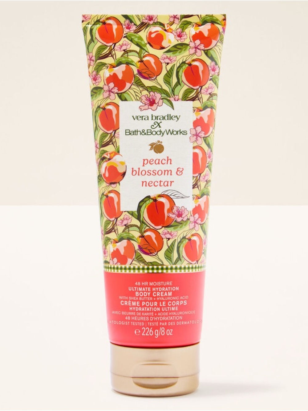 Vera Bradley x Bath and Body Works NEW-PEACH BLOSSOM & NECTAR Ultimate Hydration